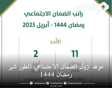 موعد نزول الضمان الاجتماعي المطور شهر رمضان 1444 توضيح وزارة الموارد البشرية وكيفية التقديم