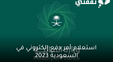 استعلام أمر دفع إلكتروني في السعودية 2023