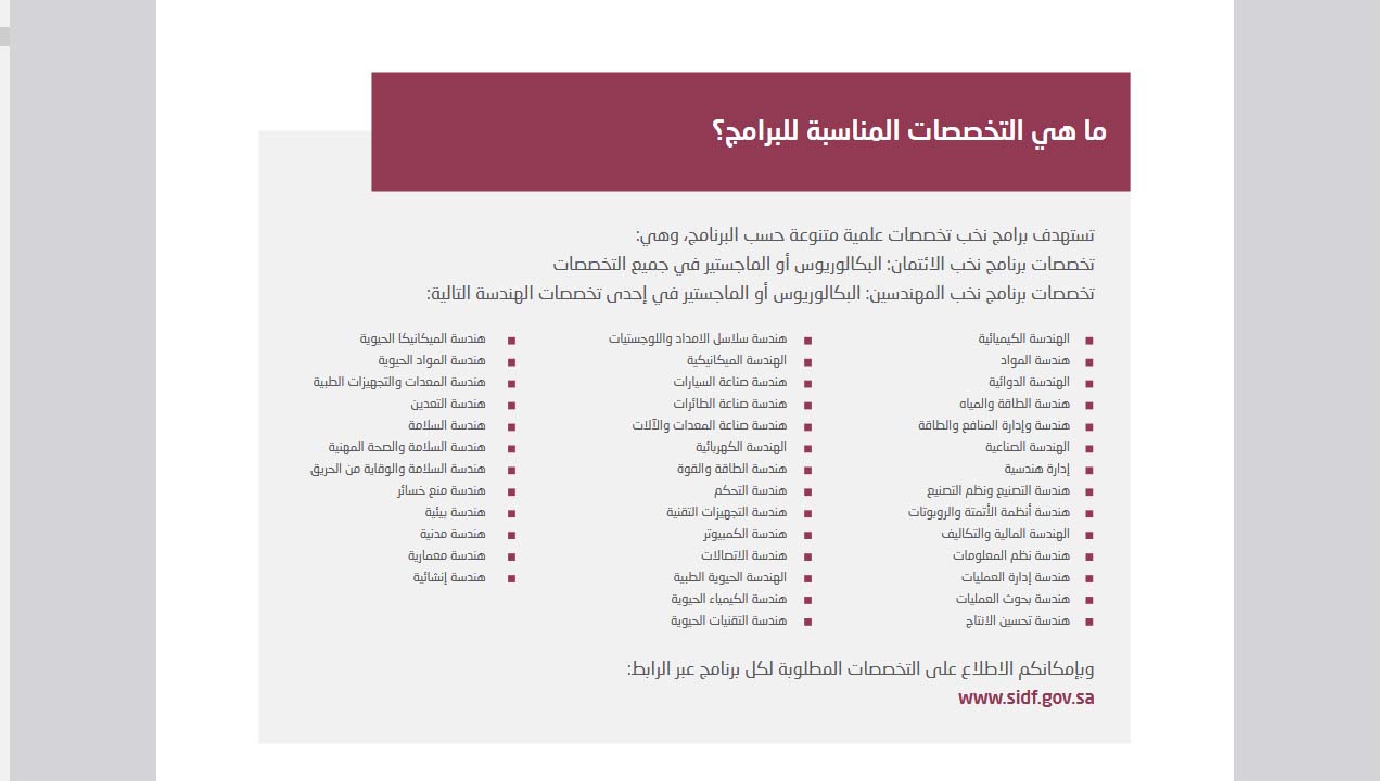 برنامَج أكاديمية الصندوق الصناعي
