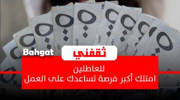 افضل فرصة عمل للعاطلين