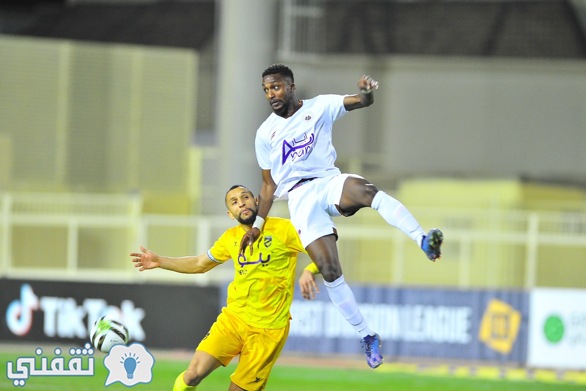 من مواجهة الدور الأول بين الجبلين والحزم في دوري يلو