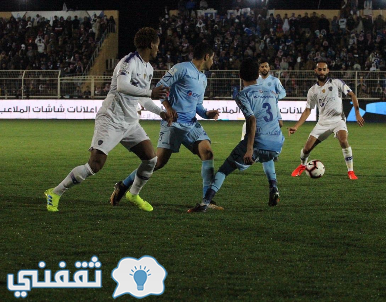 من مواجهة سابقة جمعت الباطن مع الهلال