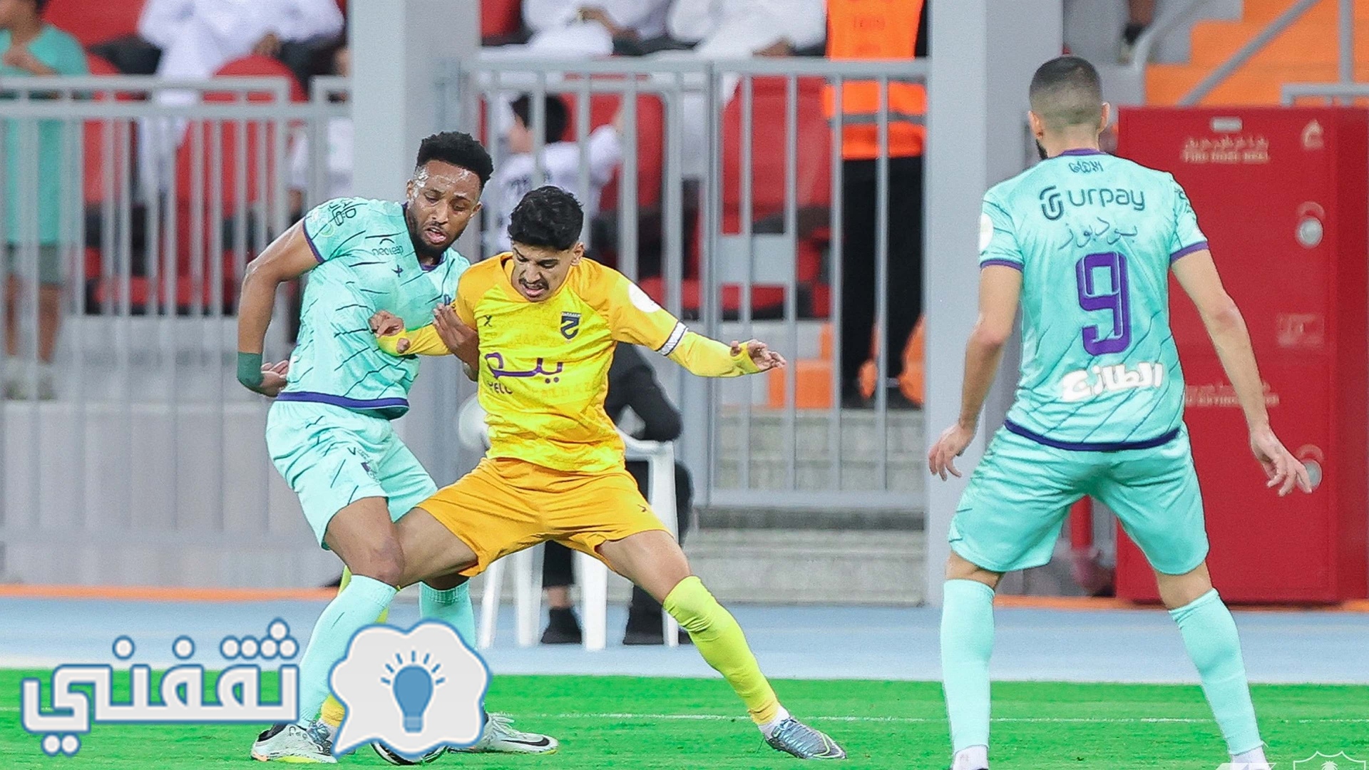 من مواجهة الحزم والأهلي في الدور الأول من دوري يلو
