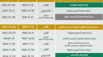 اعتماد التقويم الدراسي