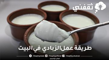 طريقة عمل الزبادي في البيت