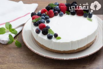 كعكة الزبادي السهلة بدون خبز