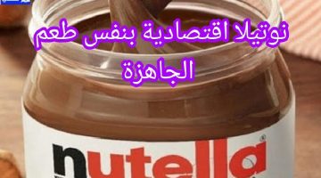 طريقة عمل نوتيلا اقتصادية