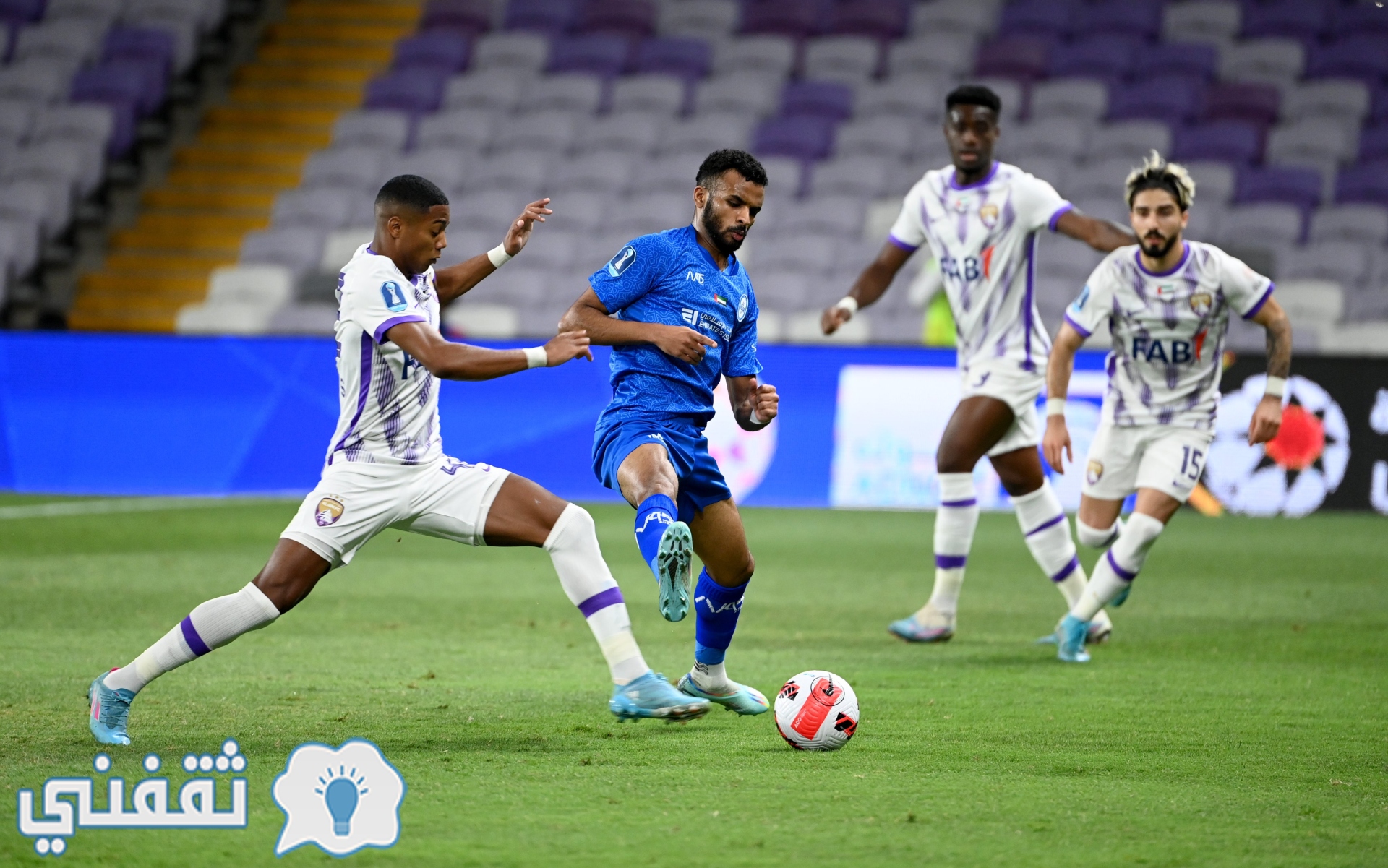 من مواجهة ذهاب نصف نهائي مصرف أبوظبي الإسلامي الإماراتي للمحترفين بين النصر والعين