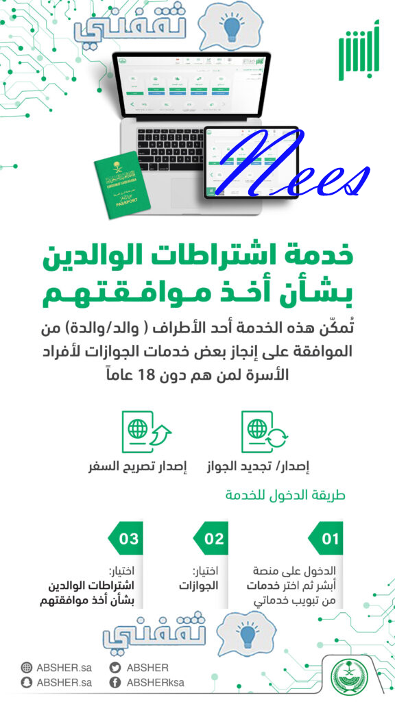 اشتراطات الوالدين لسفر أحد أفراد الأسرة