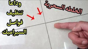 تنظيف فواصل السيراميك