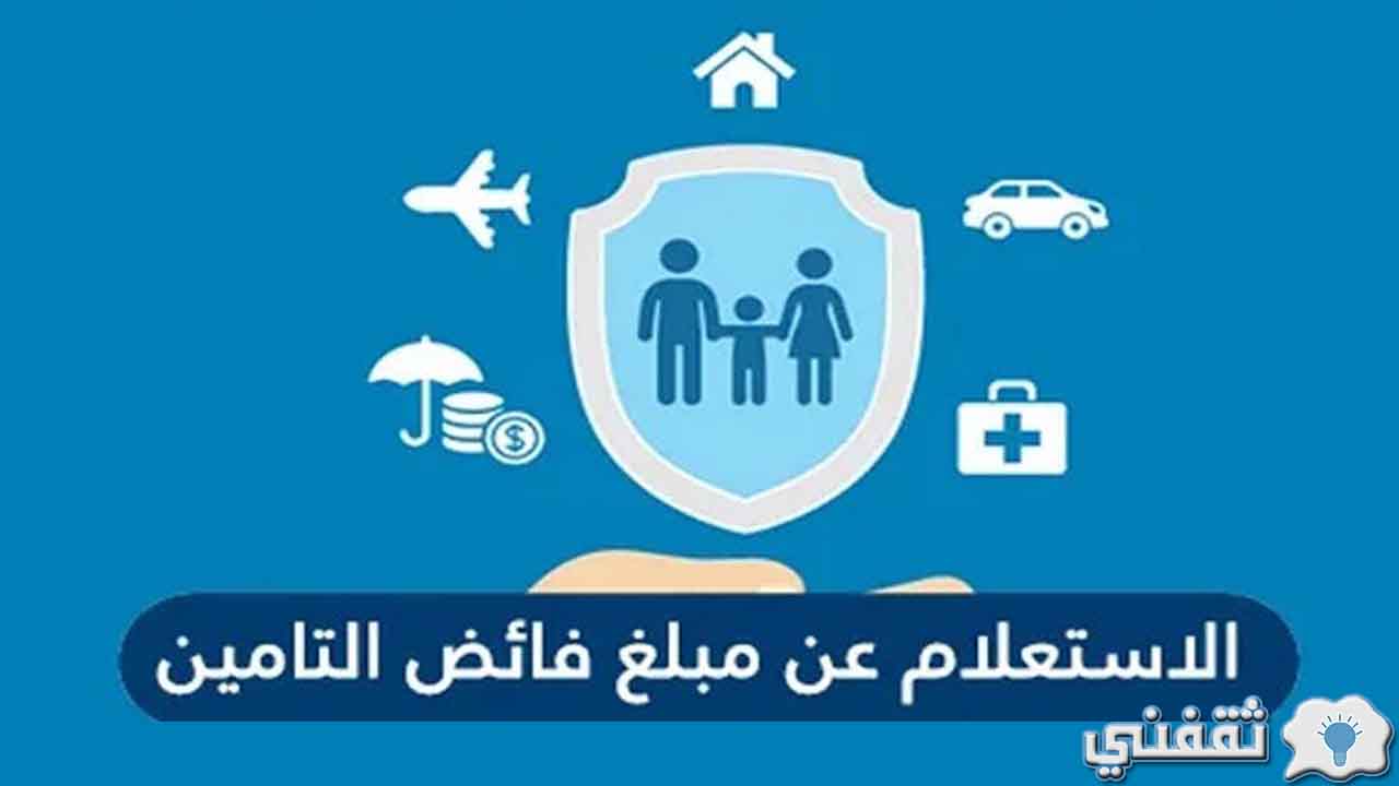كيفية الاستعلام عن مبلغ فائض التامين
