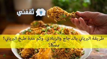 طريقة البرياني بالدجاج والزبادي