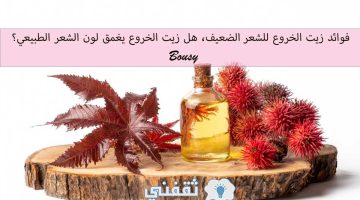 فوائد زيت الخروع للشعر الضعيف