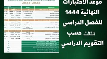 العد التنازلي موعد بداية الاختبارات النهائية 1444 الفصل الثالث كم باقي على الاختبارات النهائية