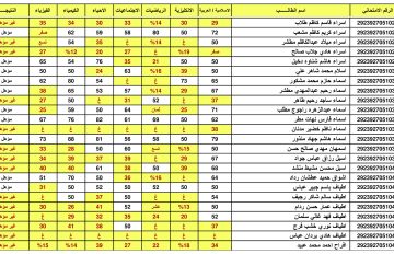الان نتائجنا PDF وكوكل درايف… نتائج السادس الابتدائي 2023 ذي قار الدور الاول