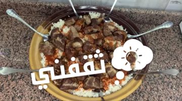 طريقة عمل الفتة باللحمة