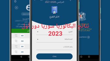 برقم الاكتتاب رابط نتائج البكالوريا سوريا دور أول 2023