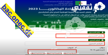 apparu الآن نتائج البكالوريا الجزائر 2023 عن طريق الهاتف SMS موقع الديوان الوطني bac.onec.dz
