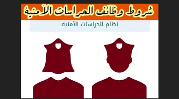 ما طريقة وشروط التسجيل في وظيفة الحراسات المدرسية؟