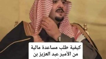 طريقة تقديم طلب مساعدة من الأمير عبدالعزيز بن فهد.. اعرف رقم المساعدات