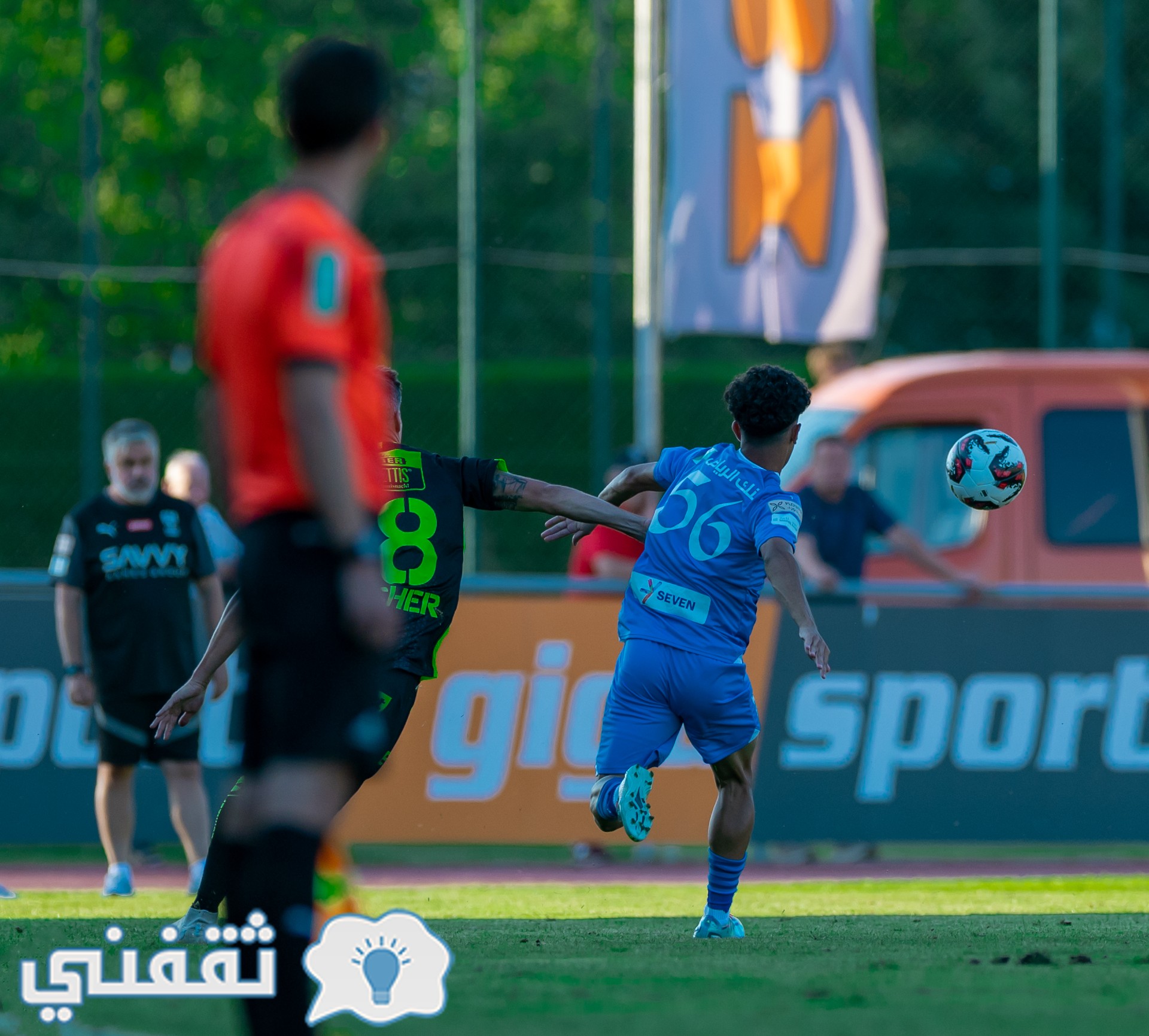 مشاهد من مباراة الهلال السعودي وفولفسبورج النمساوي الودية