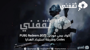 أكواد ببجي موبايل 2023 PUBG Redeem Codes وطريقة استرداد الهدايا