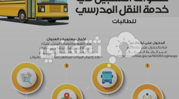 التسجيل في النقل المدرسي عبر نظام نور التعلمي في السعودية 1445