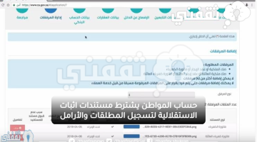 حساب المواطن يشترط مستندات اثبات الاستقلالية لتسجيل المطلقات والأرامل