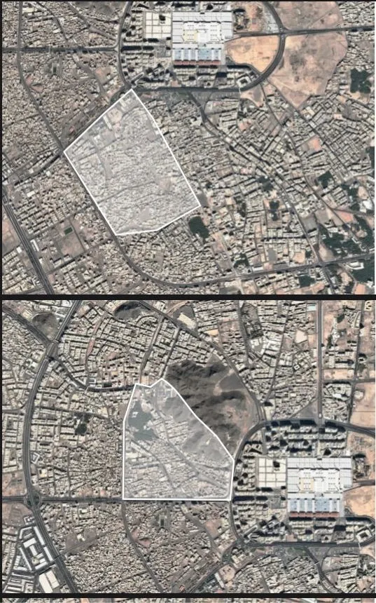 خريطة إزالة أحياء المدينة المنورة 2023