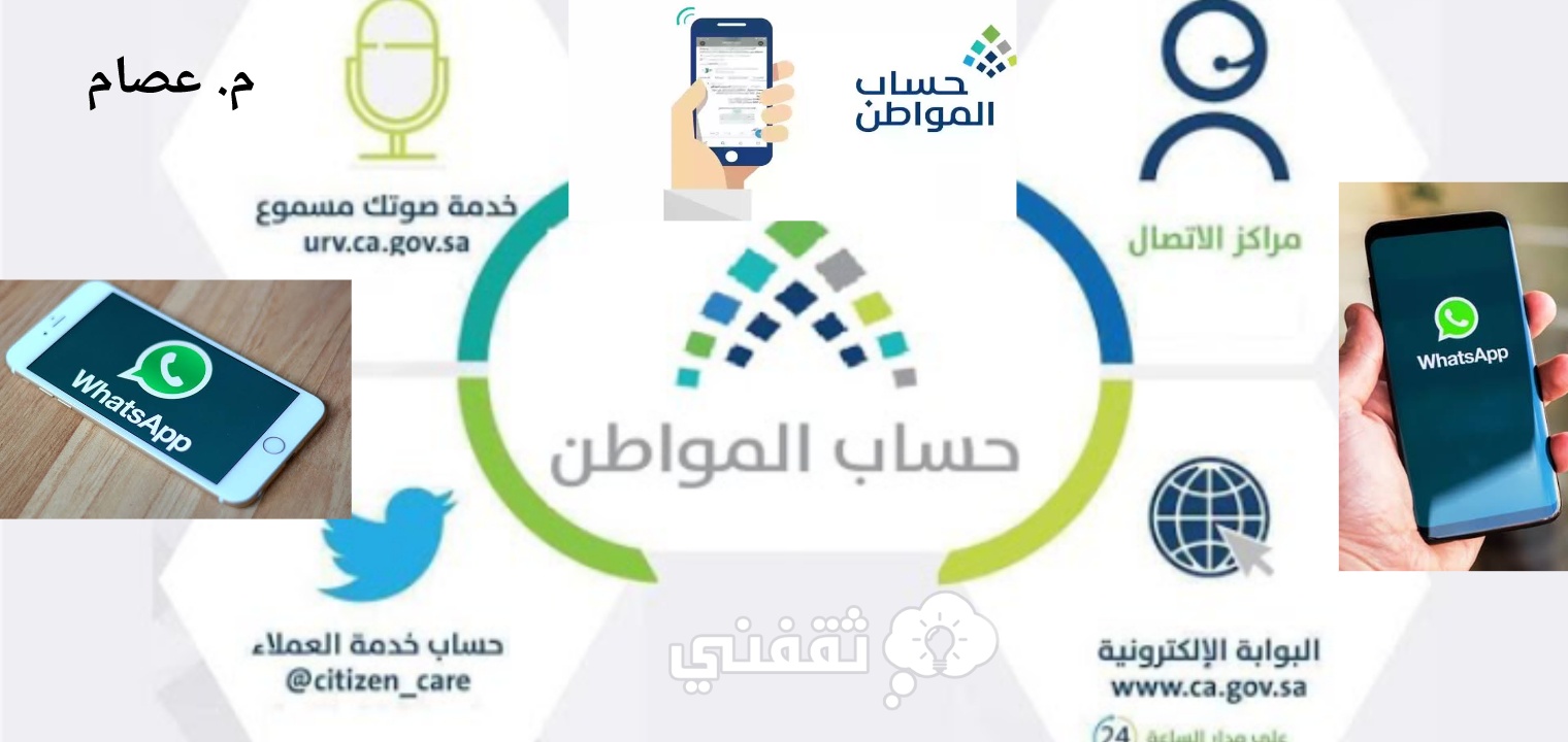 رقم حساب المواطن واتساب وسرعة التواصل مع فريق الدعم 1445
