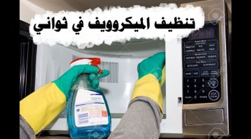 طريقة تنظيف الميكرويف بالبخار