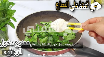 طريقة عمل كريم النشا والنعناع