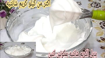 طريقة عمل كريم شانتيه