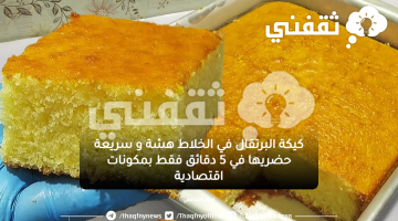 كيكة البرتقال في الخلاط هشة و سريعة