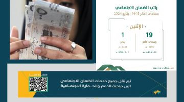 الساعة كام ينزل استحقاق الضمان sbis.hrsd.gov.sa استعلام حالة الأهلية لمستفيد "نفاذ"