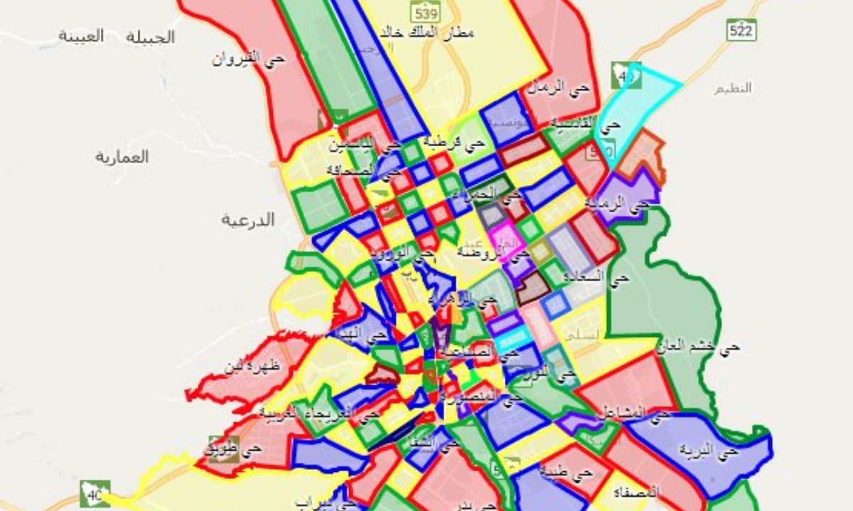 خريطة الأحياء التي سيتم إزالتها في الرياض 1445 وأهم قرارات الهيئة الملكية لتطوير العشوائيات بالرياض
