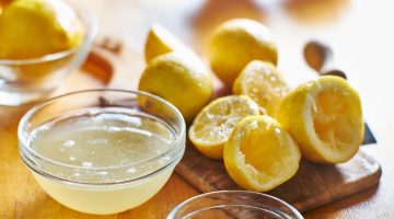 طريقة حفظ عصير الليمون