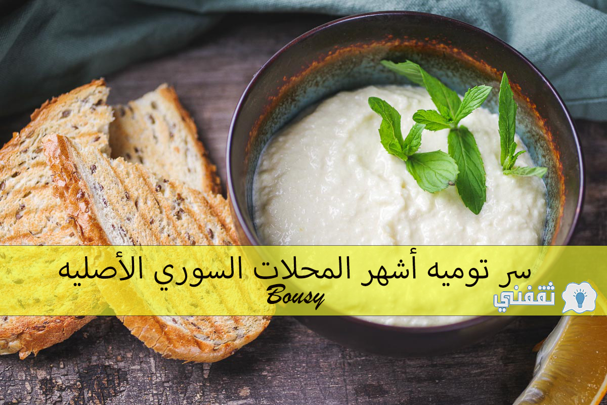 سر توميه أشهر المحلات السوري الأصليه بأسهل طريقه وأقل مجهود (كريم التوم)