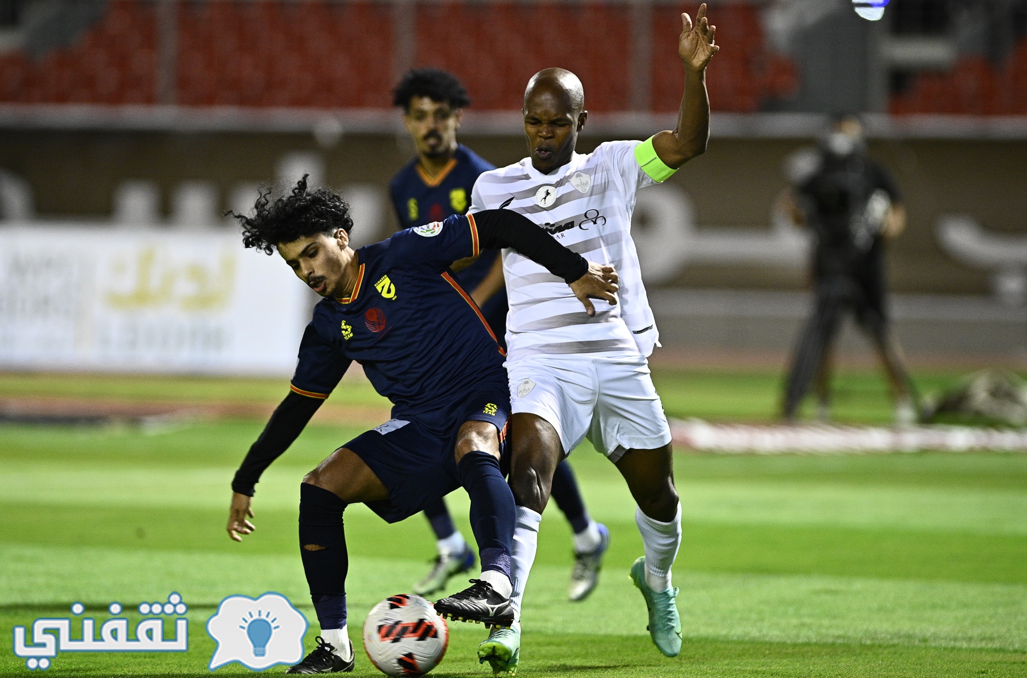 مباراة الحزم ضد الطائي في دوري روشن السعودي للمحترفين