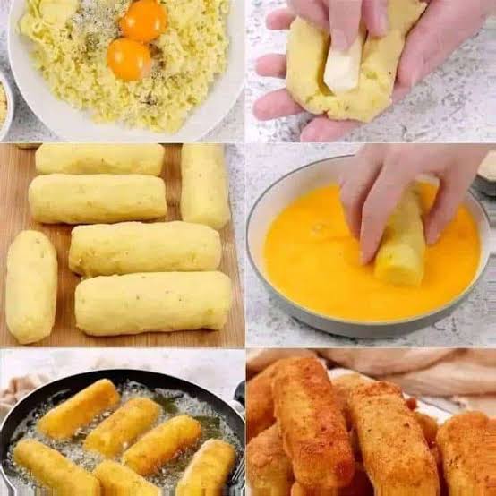 أصابع البطاطس بالجبنة بطعم خيالي