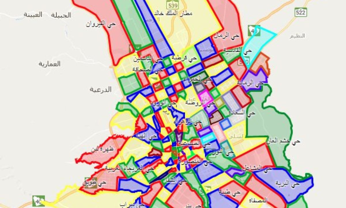 الاحياء التي ستزال في الرياض قريبا 1445