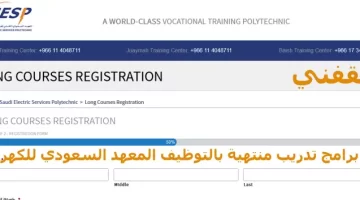 برامج تدريب معهد الكهرباء السعودي