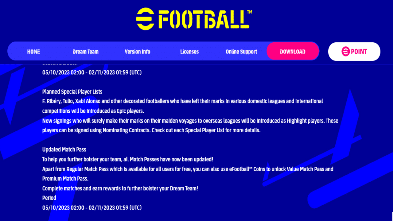 تثبيت eFootball 2024 V3.1.0