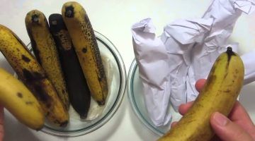 حفظ الموز من السواد