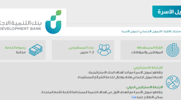 كيف اعرف اني مستحق تمويل من بنك التنمية