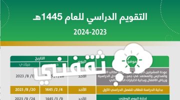 متى ينتهي الترم الاول 1445؟ موعد اختبارات الفصل الأول 1445