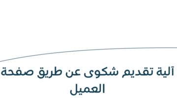 صفحة المستفيد الشكاوي والبلاغات خطوات ومتطلبات التقديم