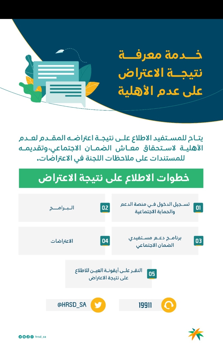 تقديم اعتراض على معاش الضمان الاجتماعي 1445 بالخطوات وشروط التسجيل