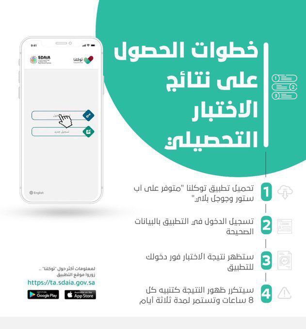 الاستعلام عن نتائج التحصيلي برقم الهوية 1445