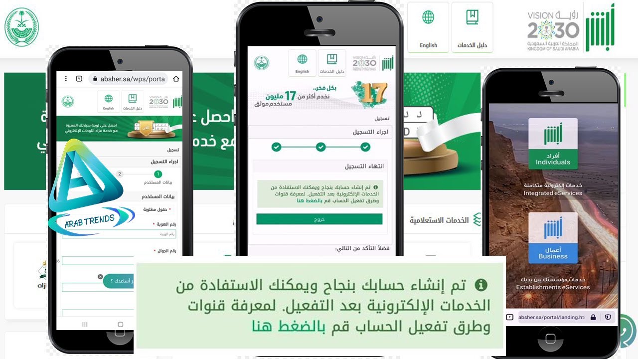 كيف اسجل دخول في ابشر أفراد و وتسجيل الدخول في أبشر النفاذ الوطني الموحد 2024